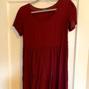 Brandy Melville Maroon Dress